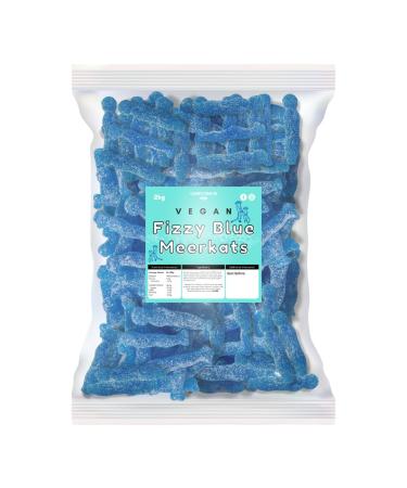 Candycrave - Vegan Fizzy Blue Meerkats 2Kg Bulk Bag