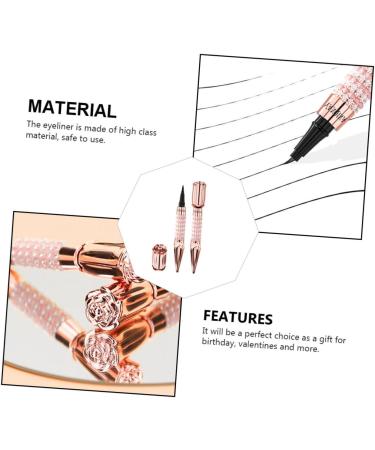 DOITOOL 2pcs Liquid Eyeliner Matte Eyeliner Makeup Accessories Eye Line Drawing Pencil Tool Woman Girl Set - Buy Online on GoSupps.com