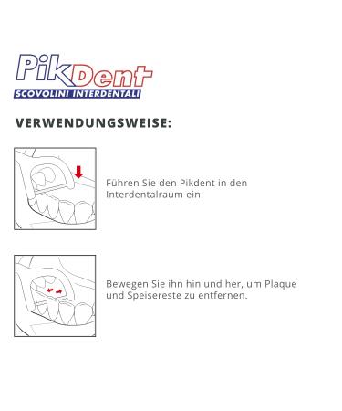 Pikdent-Zero Interdental Forks | Narrow Room Cleaning with PTFE Band | 15 Individual Bags | Effective as Dental Floss - Buy Online on GoSupps.com