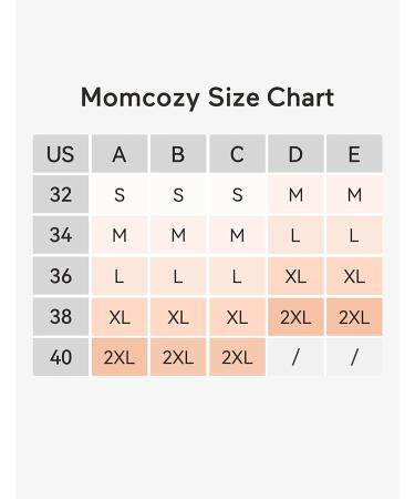 Momcozy 4-in-1 Pumping Bra | Hands-Free Nursing & Maternity Bra for S9, S12, Spectra, Medela, Elvie, Willow | Cotton-Nylon, Fixed Padding, Wireless, Comfort & Support | Large Size - Buy Online on GoSupps.com