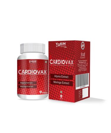 Cardiovax with Coenzyme Q10 Arjuna Extract & Moringa Extract Pack of 60 Tablets