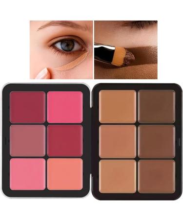 Cream Blushes Palette Facial Camouflage ing Pallet Facial Camouflage ing Pallet Correcting Cream Waterproof Long-lasting Concealer Palette For Dark Circles Pochy - Buy Online on GoSupps.com