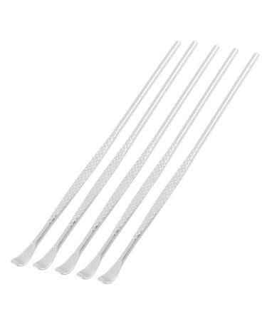 Qtqgoitem 5 Pcs Silver Tone Metal Earpick Earwax Ear Wax Remover 3.2 (Model: 8fd d6c e33 a6f b6d)
