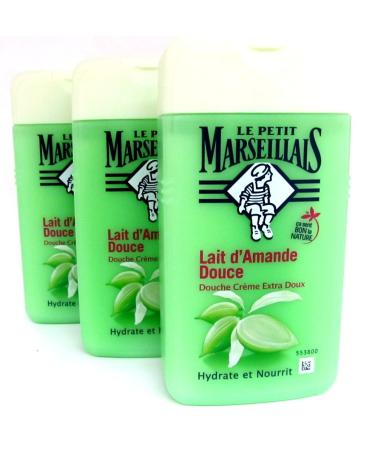 Le petit Marseillais Douchemiddel Amandelmelk Almond Milk 3 x 250 ml