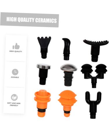 Beaupretty 3 Sets of 9 Massage Heads with Fascia Adapter for Muscle & Fitness Massage Devices | International Shipping Available - Buy Online on GoSupps.com