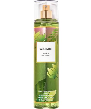 Bath & Body Works Fine Fragrance Body Spray Mist 8 fl oz / 236 mL (Waikiki Beach Coconut)