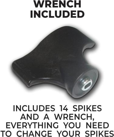 Champ 1/4 Steel Pyramid Spikes with Wrench - Durable and Easy-to-Use Spike Replacement Kit - Buy Online on GoSupps.com
