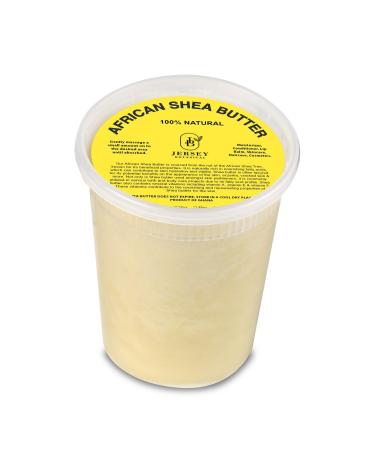 African Shea Butter Ivory - 100% Pure and Raw Unrefined - DIY Body Hair and Face Treatment - Great for Dry Skin - (32 oz.) 1 Ounce (Pack of 1)