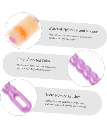 Minkissy 8-Pack Children's Toothbrushes with Dental Floss | 360 Soft Care Brushes for Oral Hygiene - Buy Online on GoSupps.com