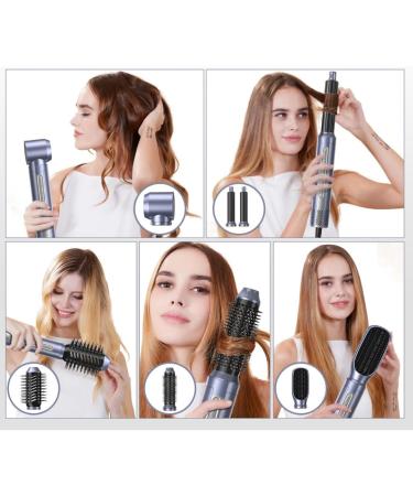 6 in 1 Multistyler Hair Tools - Ionic Blow Dryer Curling Wand & Straightener Brush - Coanda Tech & 110 000 RPM Volumizer for Effortless Styling - Buy Online on GoSupps.com
