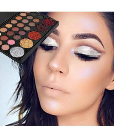 Cysthadow Makeup Shadow Palette #02 | Nude Matte & Shimmer Glitter Eye Shadow | Long-lasting Pigment Eye Makeup - Buy Online on GoSupps.com