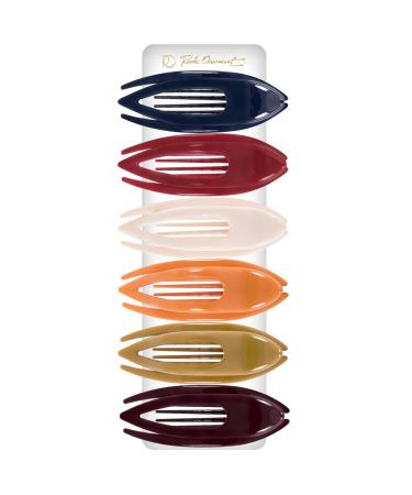 RC Roche 6-Piece French Hair Clips - High-Quality Curved Hair Clamps for Women & Girls | Solid Hold No Slide Classic Medium Style - Buy Online on GoSupps.com