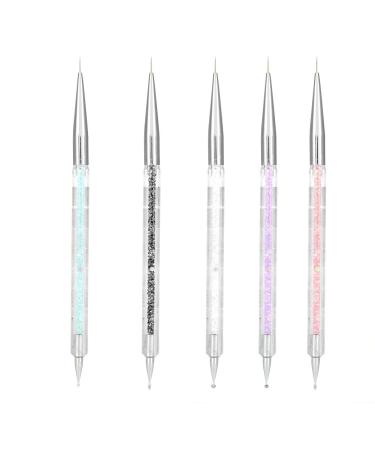 Sonew 5-Piece Nail Art Dotting Tools Kit | Crystal Dot Painting & Manicure Pens for DIY Nail Art - Buy Online on GoSupps.com