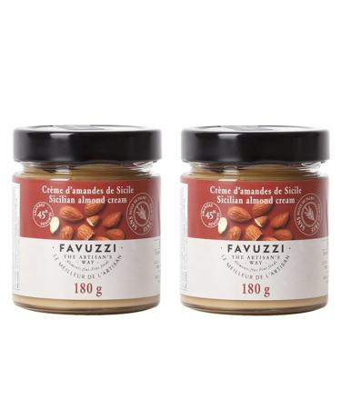 Sicilian almond cream/Pack of 2 / Made with 45% Sicilian Almonds