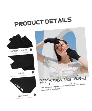 Healeved 4 Pairs Nail Protection Gloves UV Manicure Gloves UV Shield Mittens UV Gloves Manicures Glove Sun Gloves Nail Polish Gloves Miss Nylon Protector - Buy Online on GoSupps.com