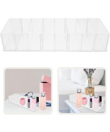 FRCOLOR Organizer Drawers Makeup Palettes Holder Desktop Eyeshadow Palettes Transparent Blusher Organizer Office Desk Drawer Organizer Organizer Storage Transparent 25x8.5x4.8cm - Buy Online on GoSupps.com