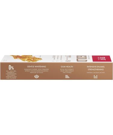 Buy Splat Special Gold Toothpaste - Fluoride-Free 95.4% Natural Whitening Protects Against Caries - 75ml | International Shipping Available - Buy Online on GoSupps.com