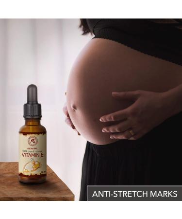 Vitamin E Oil 30ml - Natural Skin & Hair Care | Rich in Vitamin E Cosmetics Oil for Face & Body - Buy Online on GoSupps.com