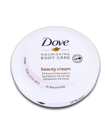 Dove Body Cream 75ml - Nourishing Nutrient Beauty Cream for All Skin Types | International Shipping - Buy Online on GoSupps.com