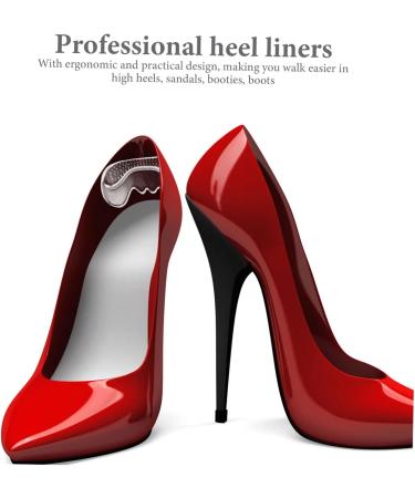 NOLITOY High Heel Stickers & Cushion Pads for Women | Comfortable Heel Grips & Support | Portable Gel Heel Liners for Big Shoes - Buy Online on GoSupps.com