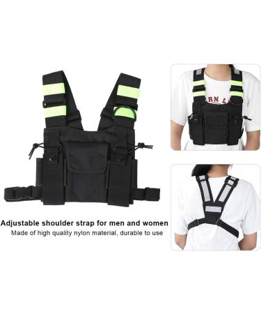 Chest Harness Front Pack Chest Harness Front Pouch Skin Friendly Washable Nylon for UV-5R 82 9R XR for Men Women - Buy Online on GoSupps.com