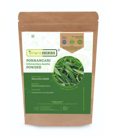 Ponnangani Powder | 200 GMS / 0.44 Lbs | Alternanthera Sessilis | Sessile Joyweed