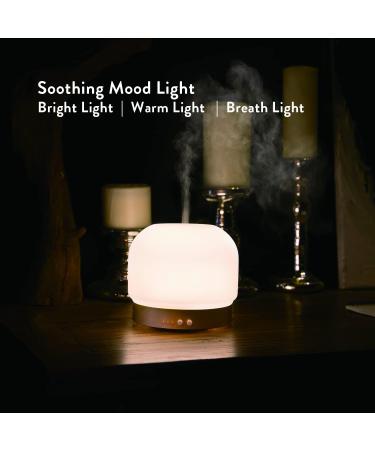 Essential Oil Diffuser for Large Rooms - 280ml Aromatherapy with Glass Cover 4 Timers Auto Shut-Off & Adjustable Lights - Buy Online on GoSupps.com
