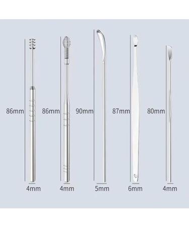 Buy Portable Earwax Removal Tool - Foldable Titanium Alloy Ear Spoon Cleaner with Key Ring for Safe & Effortless Ear Cleaning - Buy Online on GoSupps.com