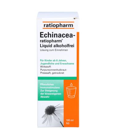ECHINACEA RATIOPHARM Liquid alcohol-free 100 ml