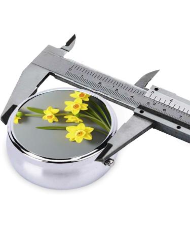 Shop Narcissus Flowers Mini Round Pill Box | 3 Compartment Travel Organizer | Portable Pill Case for Home & Office - Buy Online on GoSupps.com