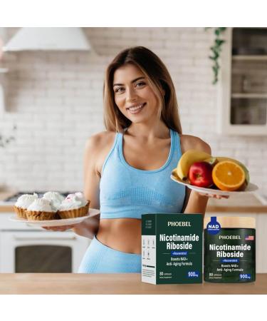 phoebel Newly NAD + Supplement - Resveratrol Liposomal Nicotinamide Riboside Quercetin- High Purity NAD Supplement for Energy Focus - 80 Count 900mg - Buy Online on GoSupps.com