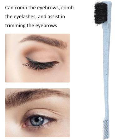 Eyelash Comb Multipurpose Universal Brow Brush Ergonomic Design for Beauty Salon for Hairdressing Shop for Home(blue) - Buy Online on GoSupps.com