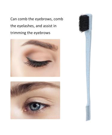 Buy Eyebrow Brush & Eyelash Comb - Double Head Makeup Tool for Perfect Lashes & Brows - Blue Color - Shop Internationally - Buy Online on GoSupps.com