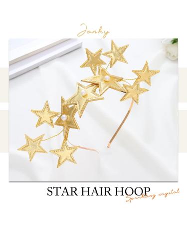JONKY Gold Star Headband - Pentagram Hair Accessory for Girls & Women - Buy Online on GoSupps.com