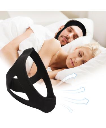 Anti Snoring Chin Strap Effective Chin Strap for Snoring Anti Snoring Devices - Black