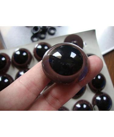 100PCS Brown Plastic Safety Screw Eyes w/ Washer for DIY Toy Making (24mm Diameter) - Doll, Puppet, Bear Craft Accessories - Buy Online on GoSupps.com