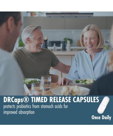 Life & Food Ultra Probiotic 50 Billion CFU w/Sunfiber Prebiotics - Once Daily Time Release Caps Shelf Life Protection (60ct) 1 Count (Pack of 60) - Buy Online on GoSupps.com