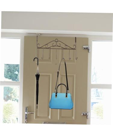 Alipis 2pcs Door Hook Wall Mounted Clothes Hanger Metal Hangers Key Wall Mounted Hooks Kitchen Door Hat - Buy Online on GoSupps.com