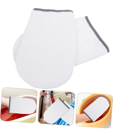 Ipetboom 1 Pair Waxing Gloves Bath Gloves Bath Bathing Accessories Bath Accessories Paraffin Gloves for Hot Wax Heating Gloves Wax Warmer for Hand Care Tote Bag Towel Manicure 27.5X16.5cm - Buy Online on GoSupps.com