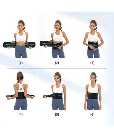 Shop Adjustable Back Braces & Waist Trainers for Men & Women | Lumbar Support Belt for Fitness & Daily Life (Black Medium - Buy Online on GoSupps.com
