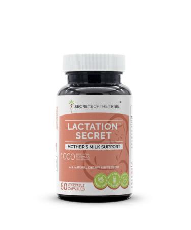 Secrets of the Tribe - Lactation Secret, Mother's Milk Support, Herbal Supplement Blend (60 Capsules) 60 Count (Pack of 1)