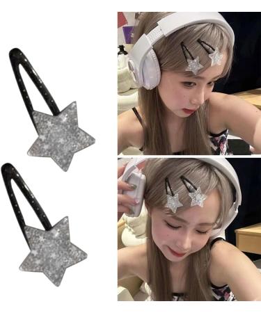 Limtula Star Hair Clip for Women Hot Girl -Slip Side Clip Hairpin Sweet Pentagrams Hair Barrettes Women Headdress - Buy Online on GoSupps.com