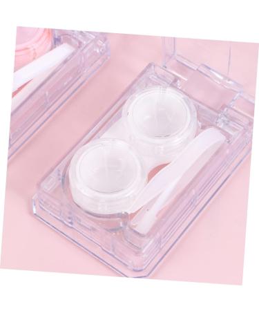 Solustre 6-Pack Mini Contact Lens Containers - Japanese Style Holder with Mirror & Cleaning Case - Buy Online on GoSupps.com