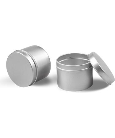 DINGPAI Candle Tin 4oz - Set of 18 Silver Candle Containers for DIY Candle Making - Buy Online on GoSupps.com