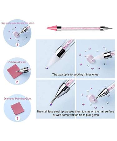 1400 AB Rhinestones Set - 6 Sizes with Tweezers & Picker Pen for Nail Clothing & Craft Projects | International Shipping - Buy Online on GoSupps.com