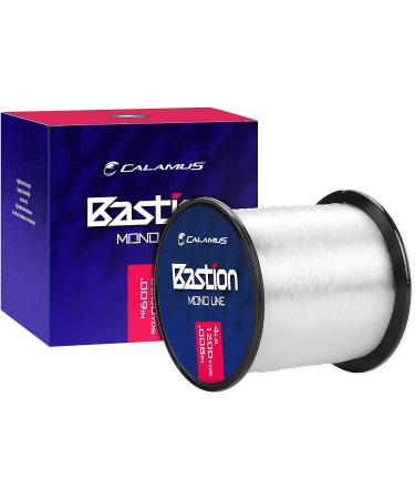 Calamus Bastion 4LB/1200Yards Monofilament Fishing Line - Strong Abrasion Resistant Nylon Line for Freshwater and Saltwater Fishing - Buy Online on GoSupps.com