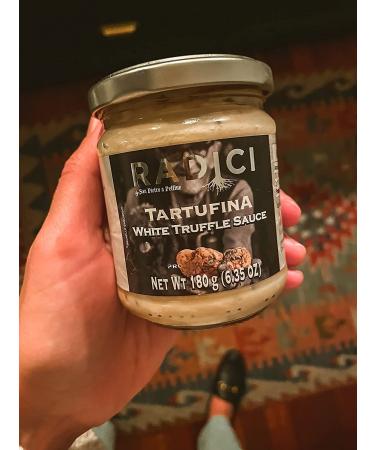 Tartufina Bianca White Truffle Sauce 6.35 oz - Imported from Italy (Umbria) | Gourmet Condiment - Buy Online on GoSupps.com