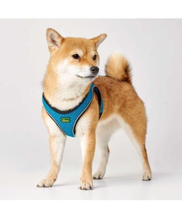 Hunter Hilo Comfort Harness for Small Dogs - Turquoise Mesh & Reflective Elements Size M | International Shipping Available - Buy Online on GoSupps.com