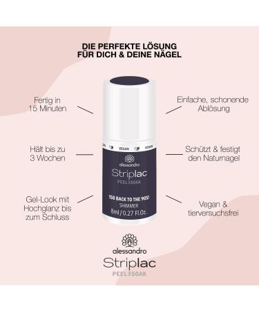 Alessandro Striplac UV Nail Polish - 90s Inspired Gentle Long-Lasting Vegan & Peel-Off Technology - 8ml - Buy Online on GoSupps.com