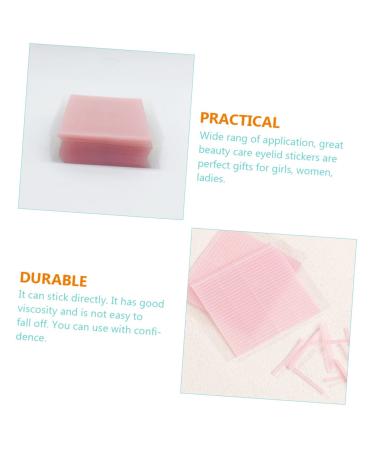 FOMIYES 12 Sheets Double Eyelid Beauty Stickers Girl Double Eyelid Sticker Eye Shaping Makeup Supplies Woman 2.8x0.2cmx2pcs Pinkx2pcs - Buy Online on GoSupps.com